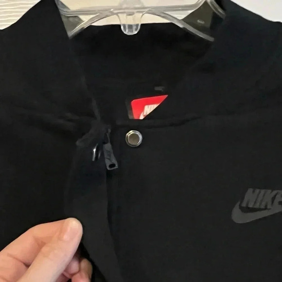 Nike Tech Fleece Destroyer Full Zip Letterman style Jacket women’s size large - Picture 13 of 15